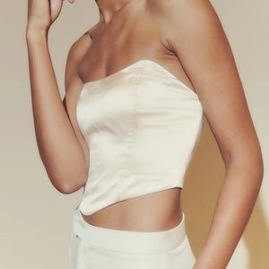 NWT Reformation Maia Silk Top